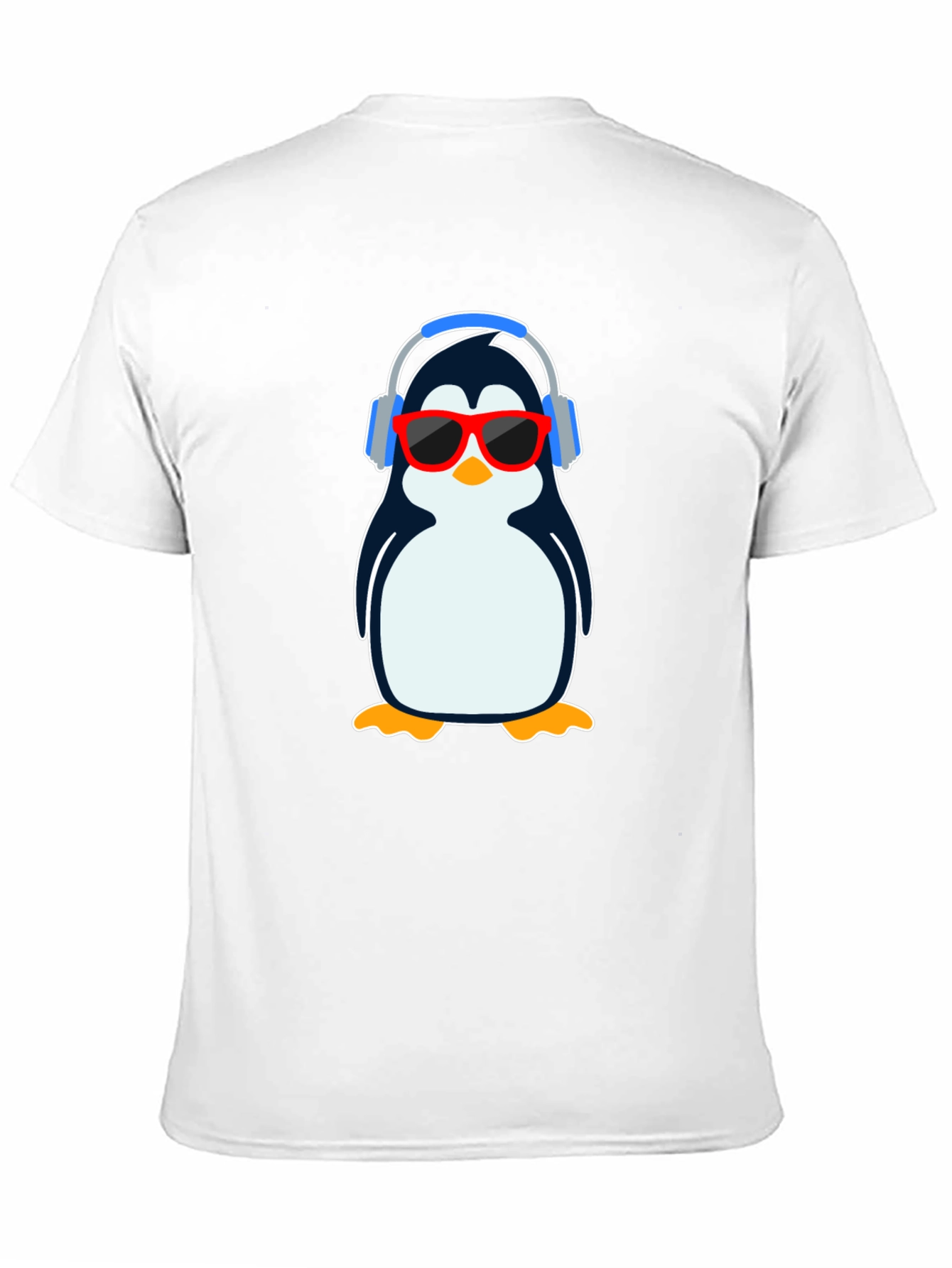 Cool Penguin Graphic T-Shirt - Black