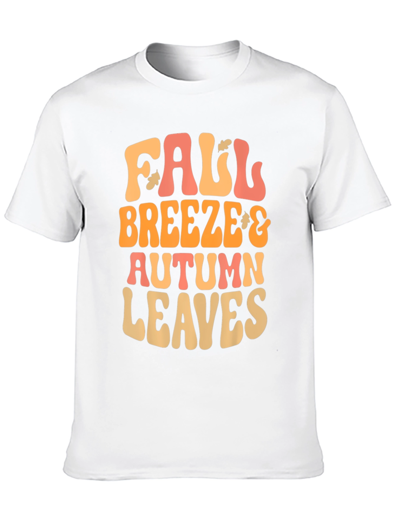 Fall Breeze Autumn Leaves Graphic Tee