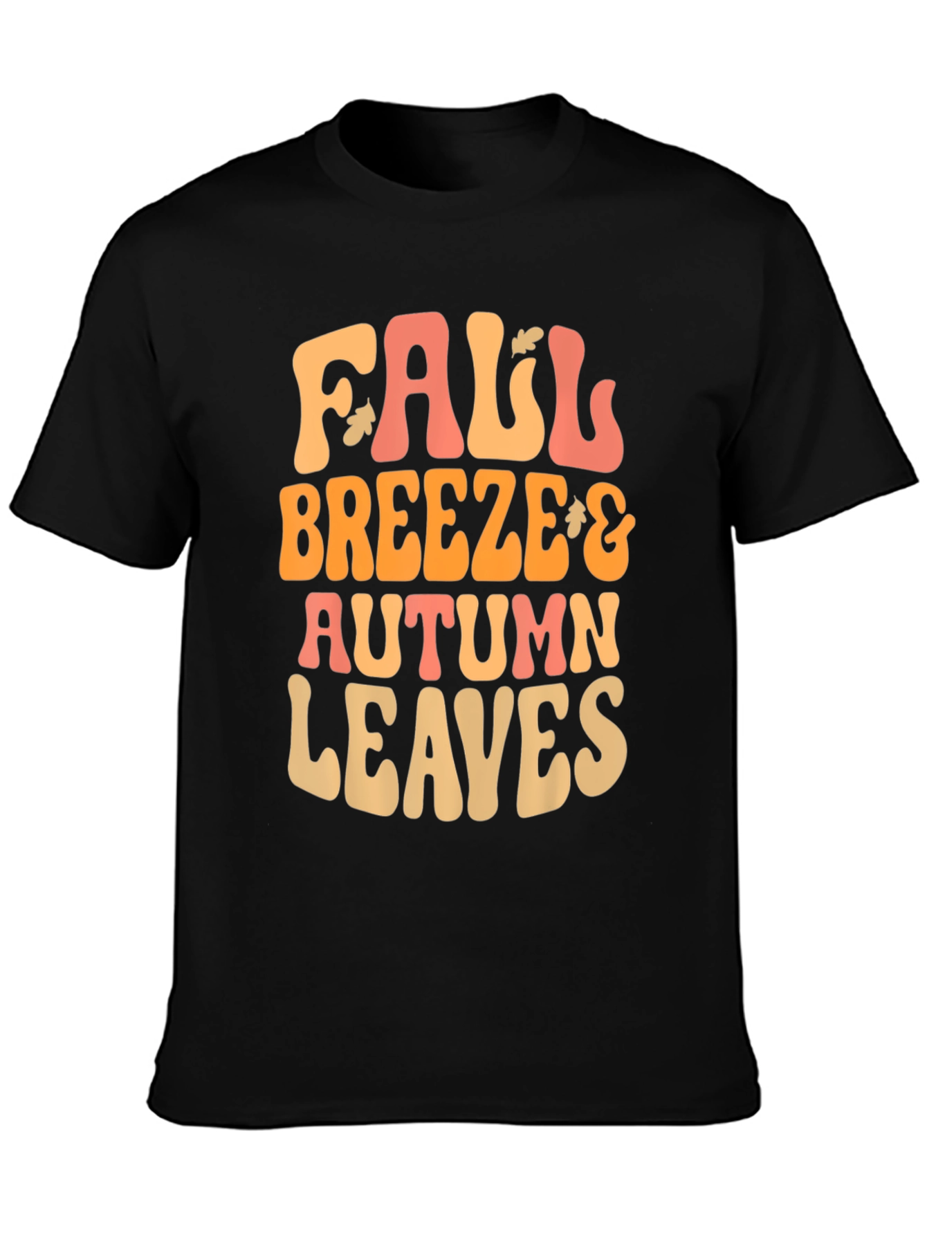 Fall Breeze Autumn Leaves Graphic Tee