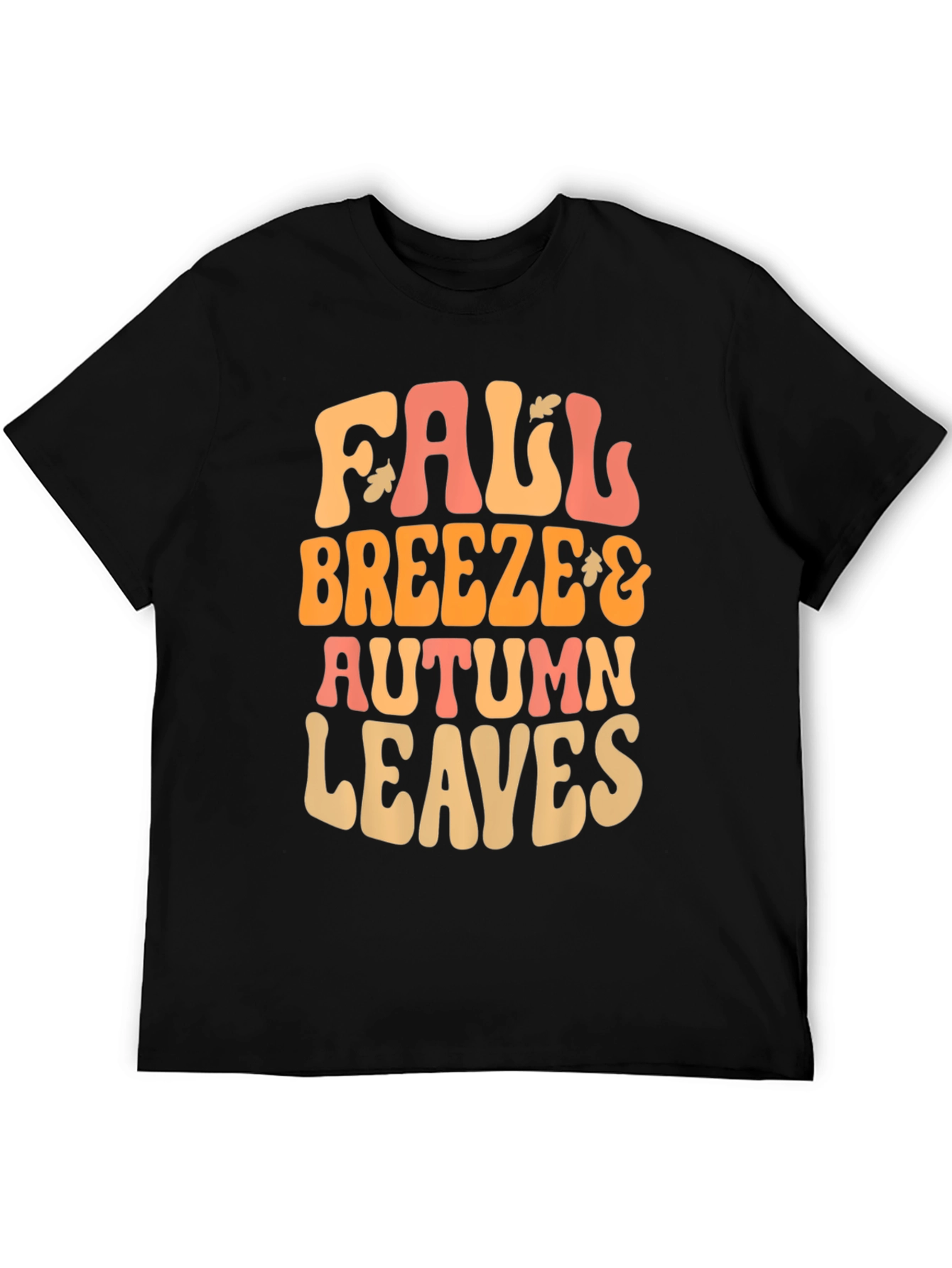 Fall Breeze Autumn Leaves Graphic Tee