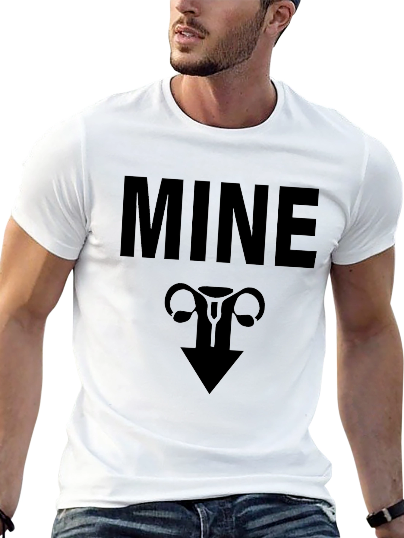 MINE Uterus Graphic T-Shirt