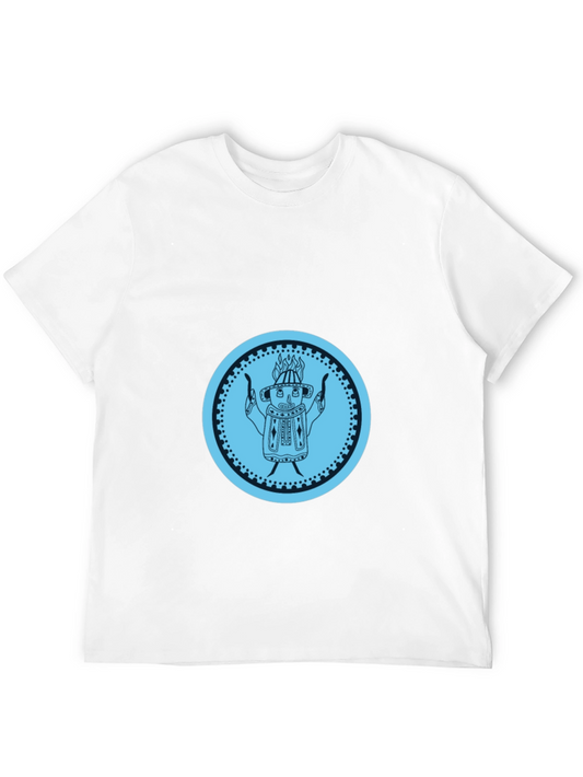 Unique Graphic Print Black T-Shirt