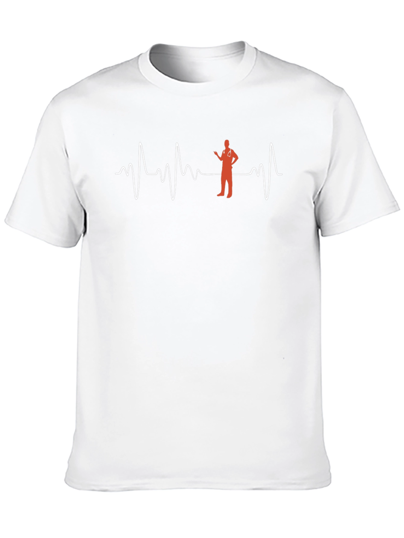 Doctor Heartbeat Graphic T-Shirt - Black