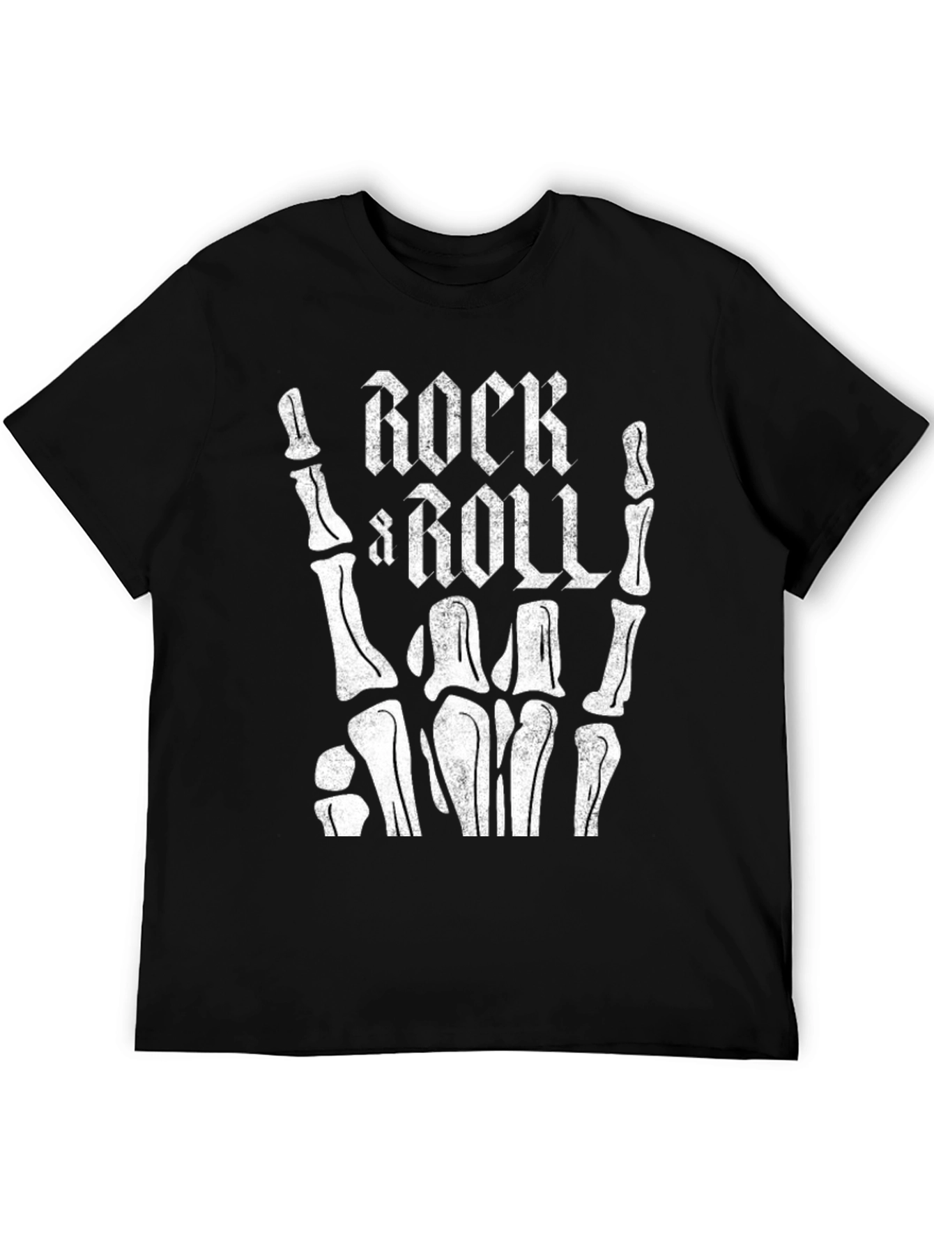 Rock and Roll Skeleton Hand T-Shirt