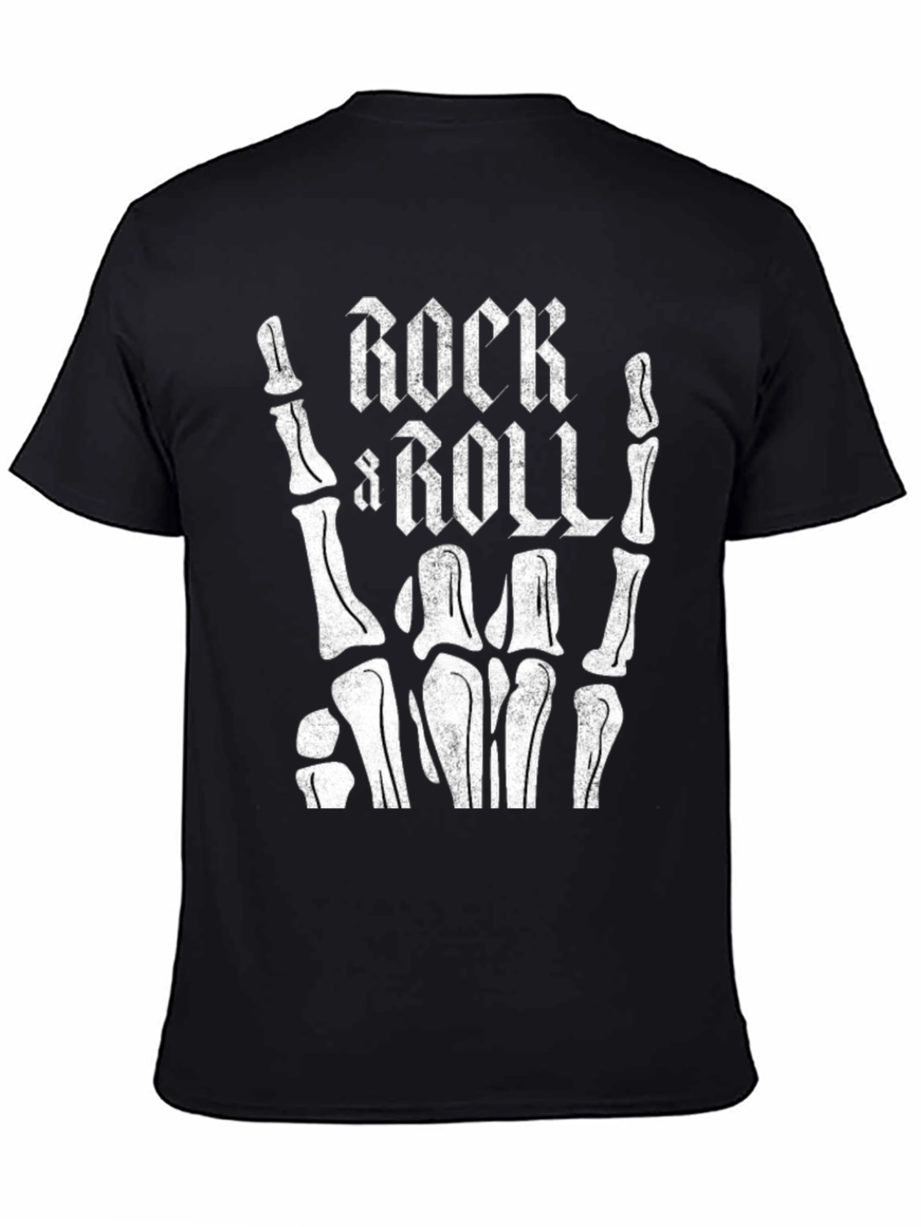 Rock and Roll Skeleton Hand T-Shirt