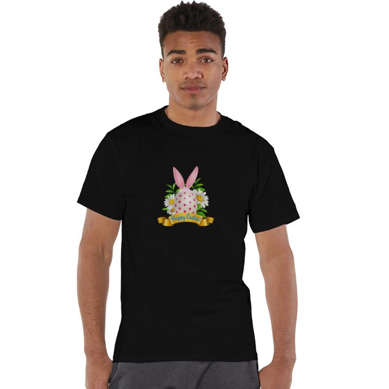 Happy Easter T-Shirt with Bunny Ears and Egg