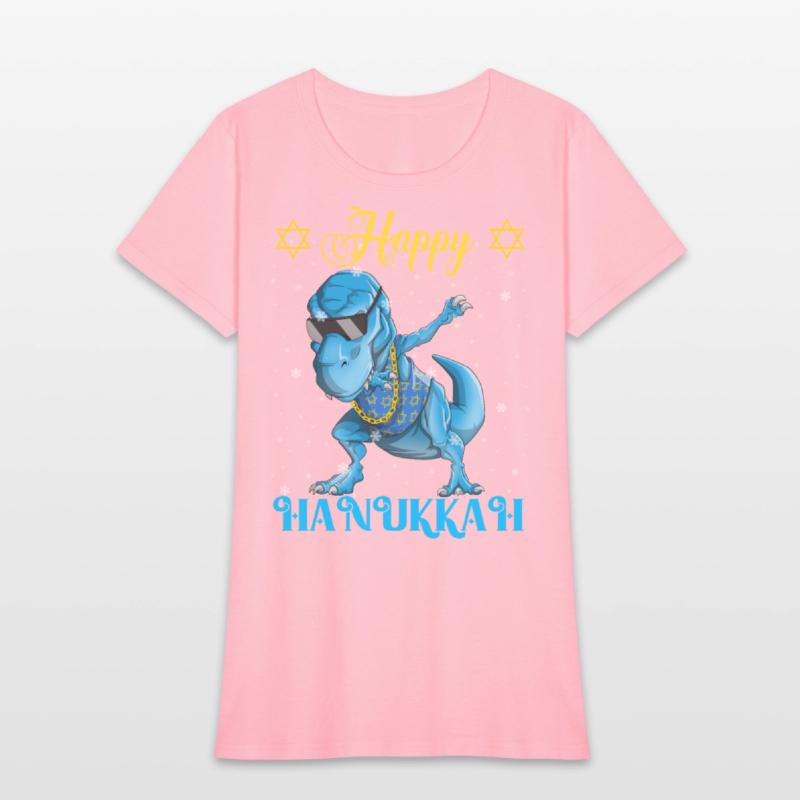Happy Hanukkah Dabbing Dinosaur Rex Rapper Hip hop
