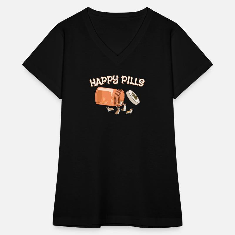 Happy Pills Corgi Funny Dog Lover Humor Pharmacy