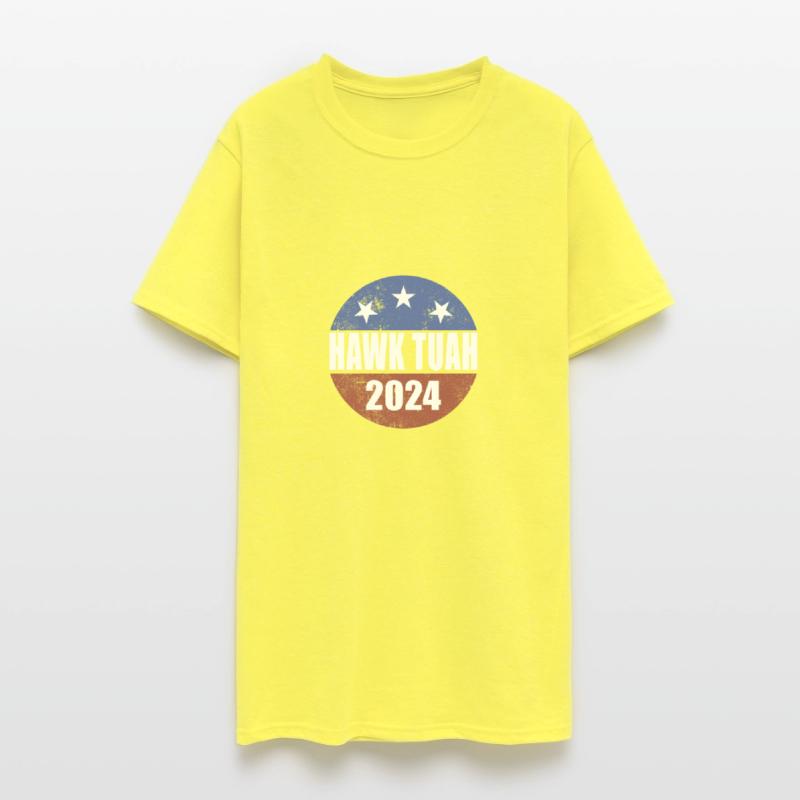 Hawk Tuah 2024 Election Button Hawk Tuahhawk tuah