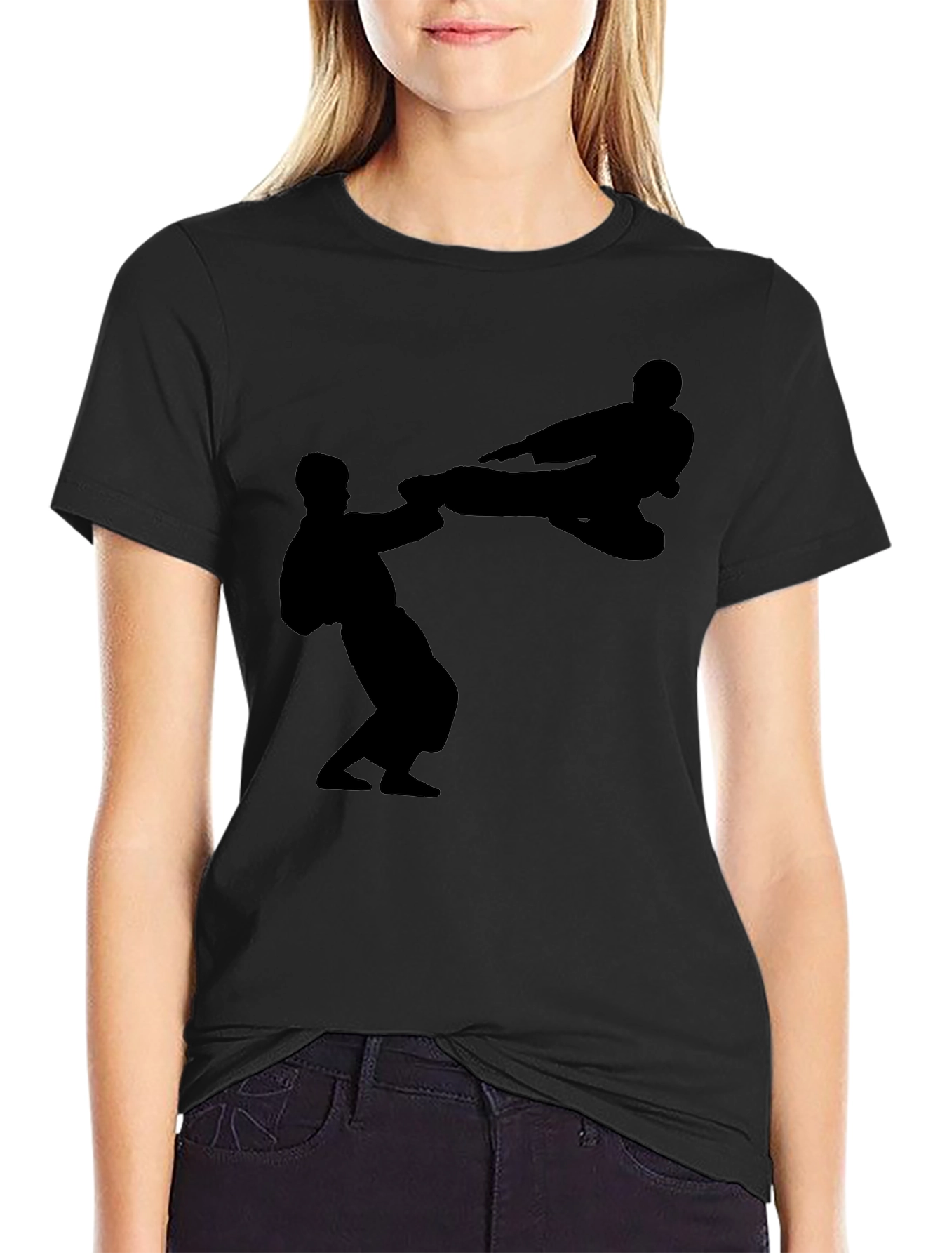 Martial Arts Graphic Black T-Shirt