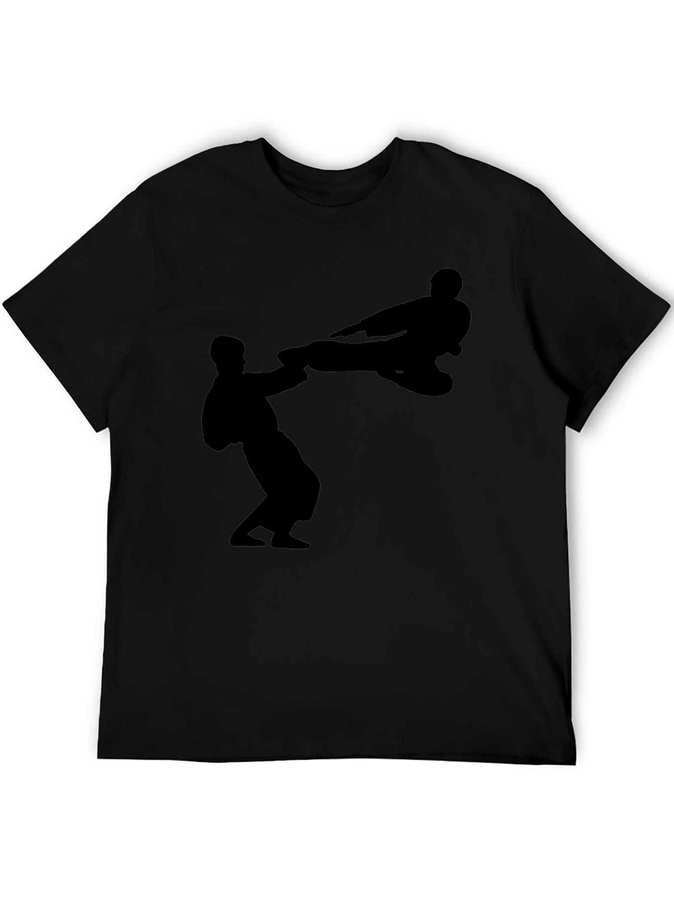 Martial Arts Graphic Black T-Shirt