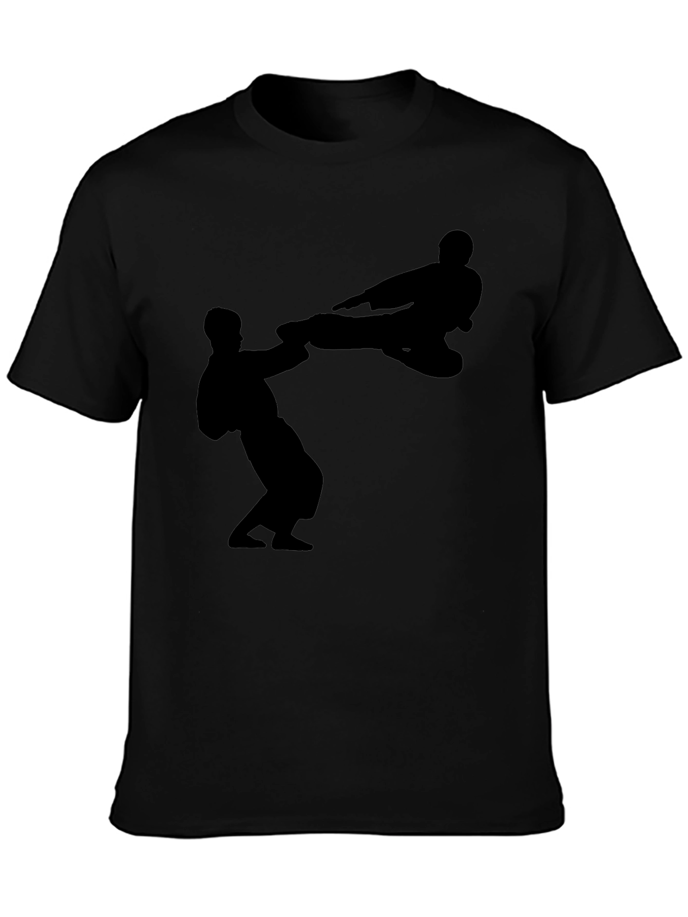 Martial Arts Graphic Black T-Shirt