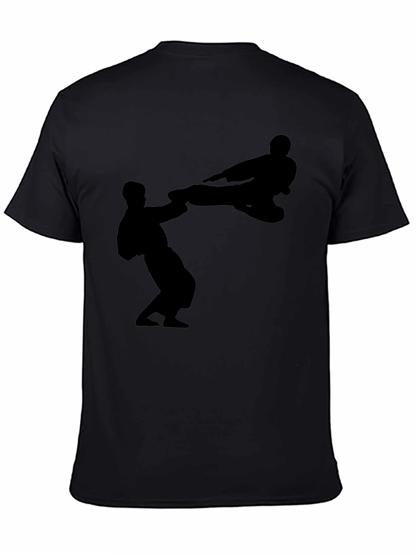 Martial Arts Graphic Black T-Shirt