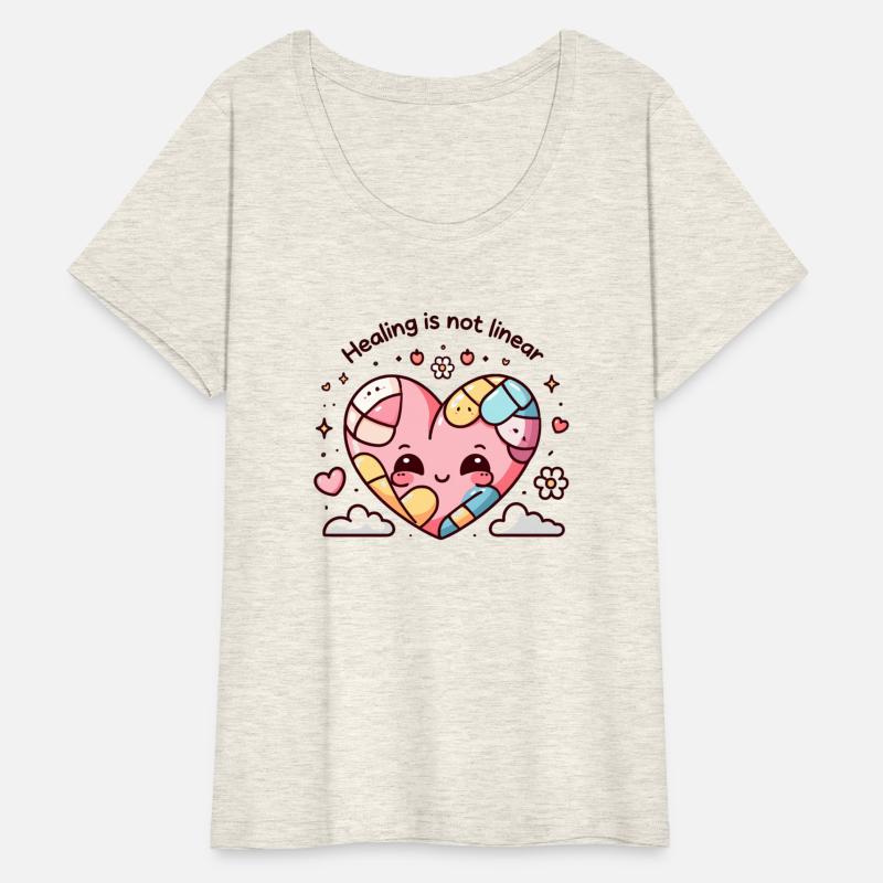 Healing Is Not Linear – Mental Health Tee