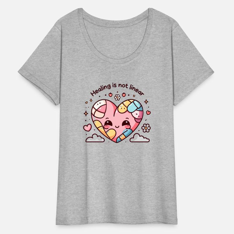 Healing Is Not Linear – Mental Health Tee