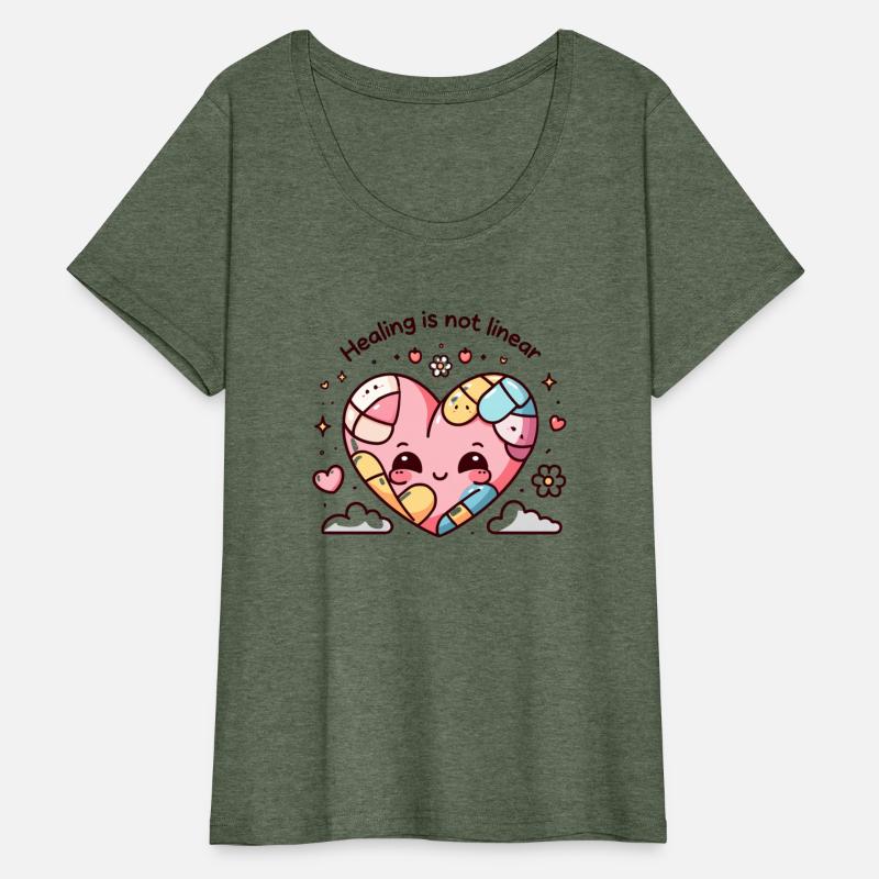 Healing Is Not Linear – Mental Health Tee