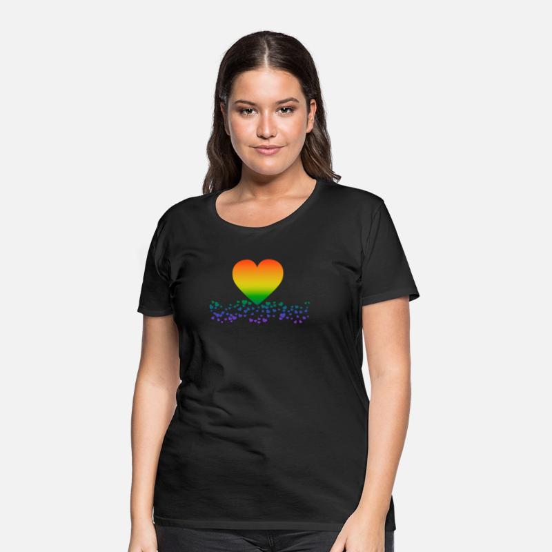 Heart LGBTQ+ Rainbow Queer Transgender LGBT Pride