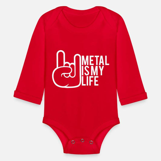 Heavy Metal Is My Life Hard Rock Music Text Quote