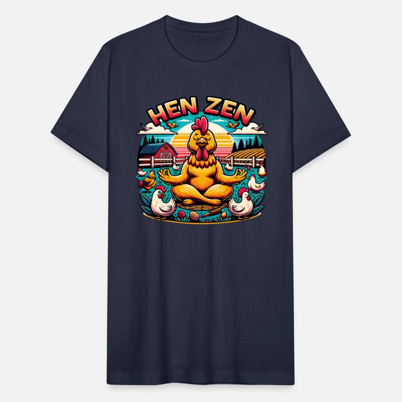 Hen Zen Yoga Chicken Tee