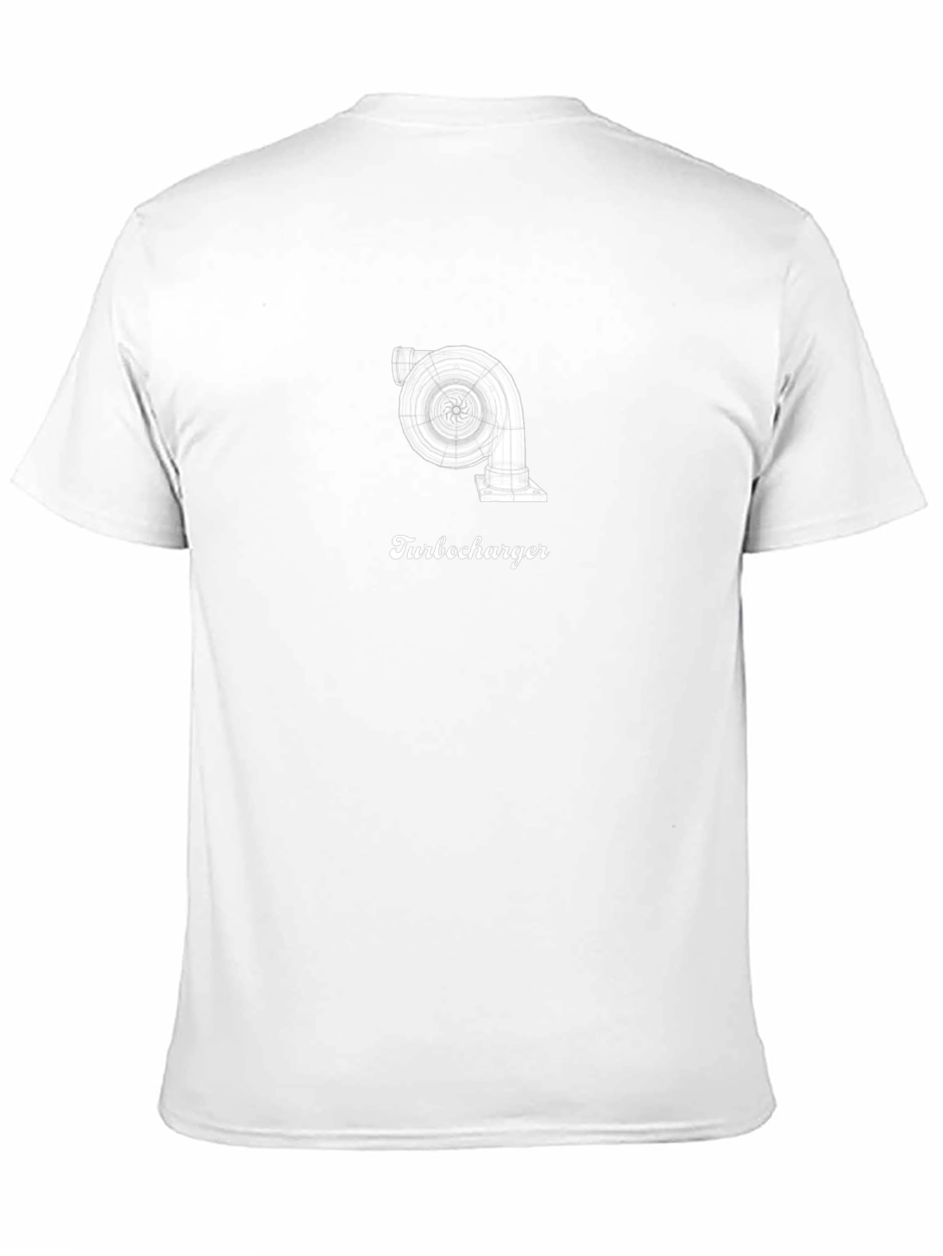 Turbocharger Graphic Tee - Black Cotton T-Shirt