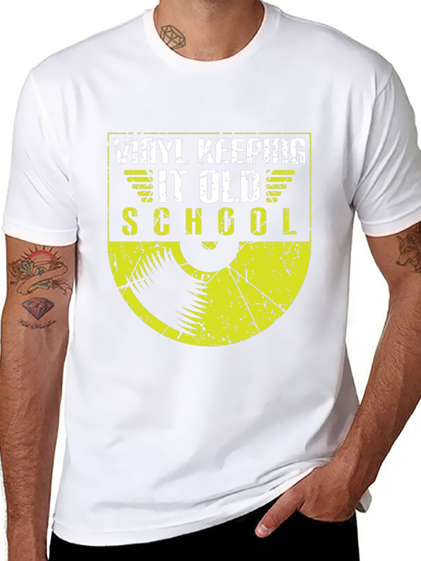 Vinyl Keeping it Old School T-Shirt