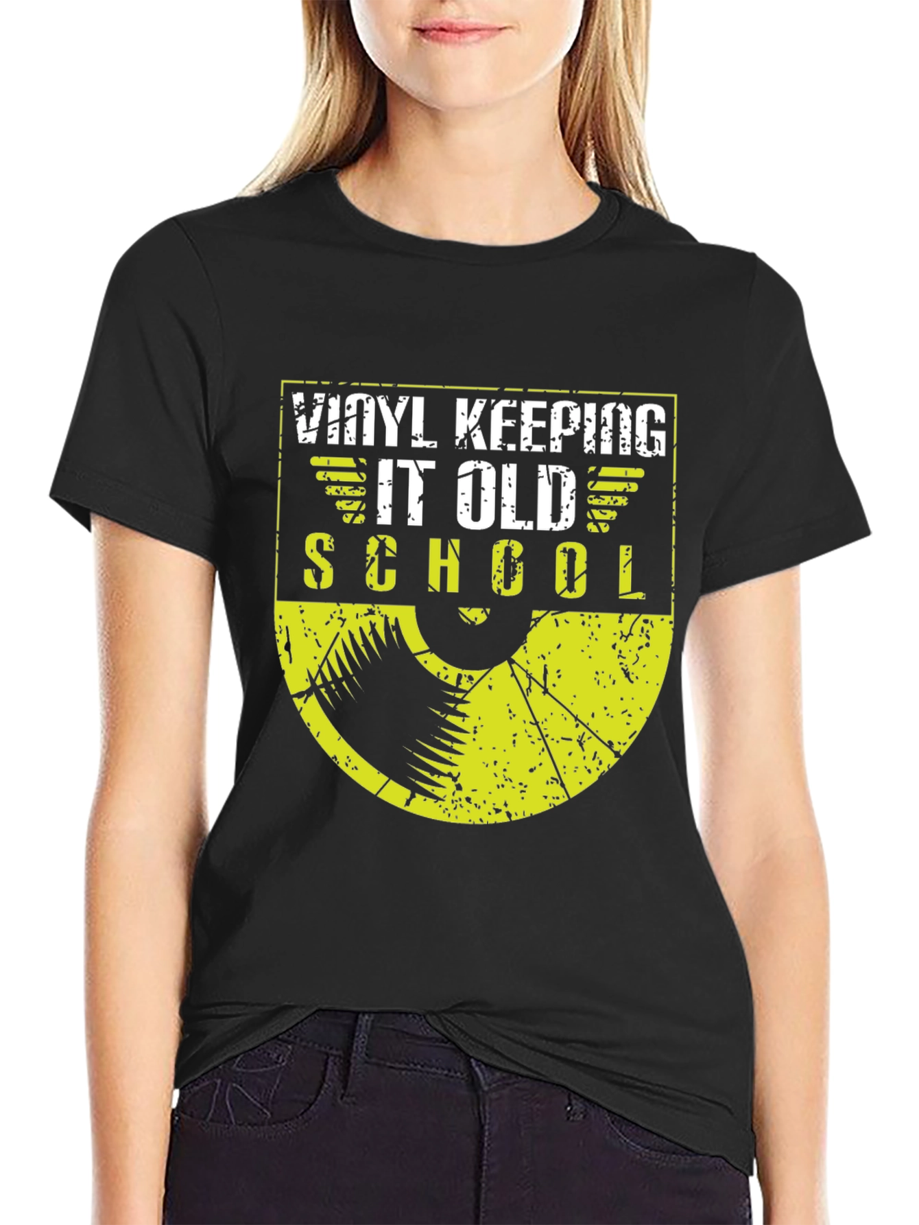 Vinyl Keeping it Old School T-Shirt