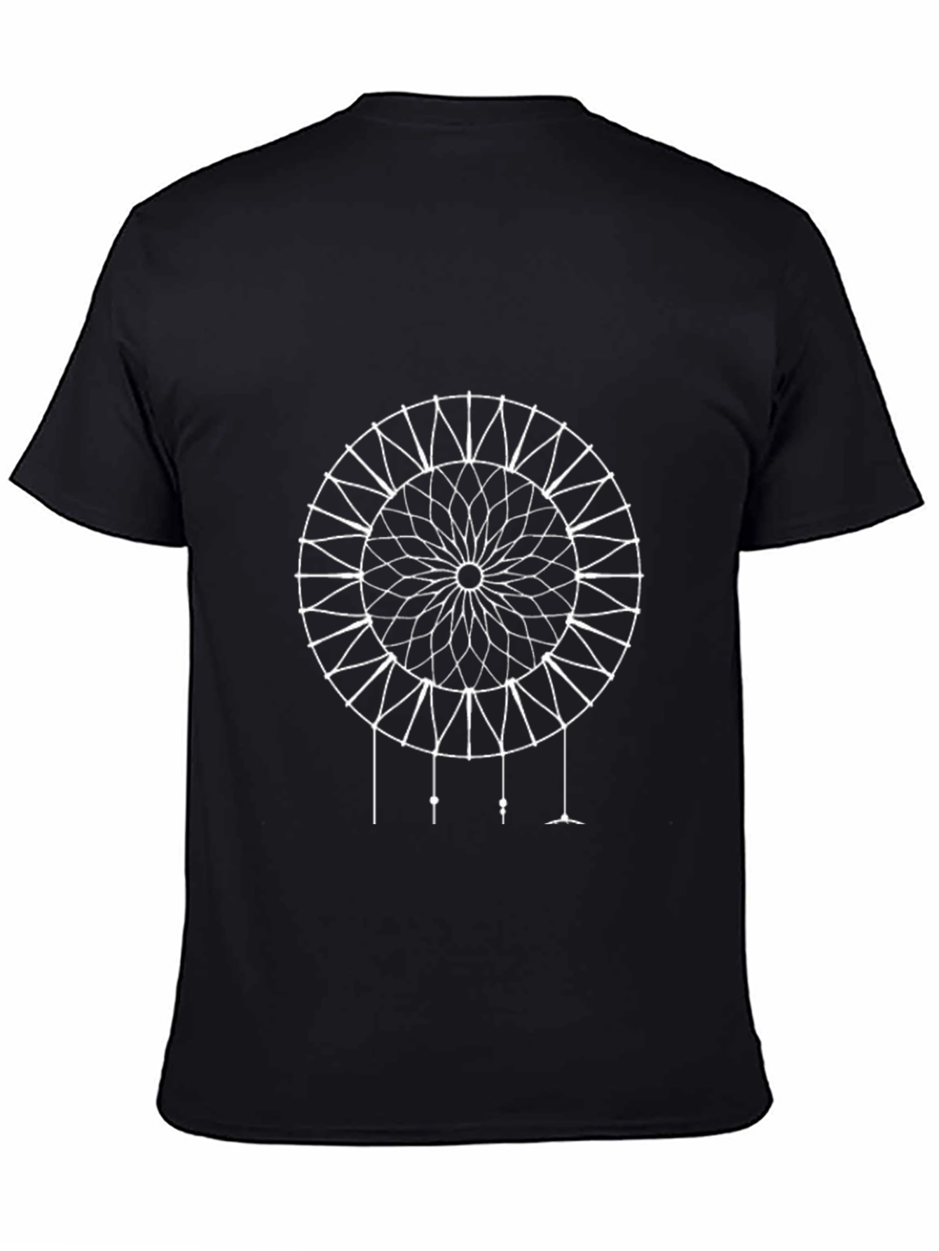 Dreamcatcher Graphic Tee - Stylish Black Cotton T-Shirt