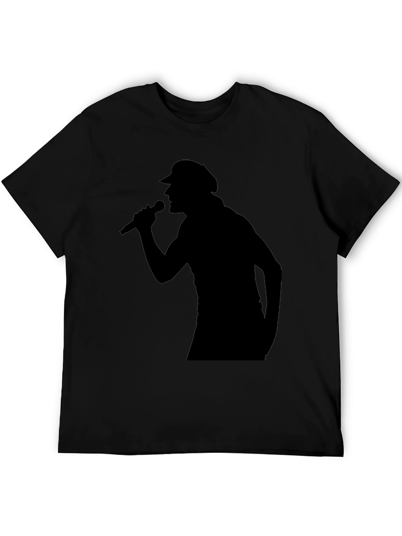 Singer Silhouette Black T-Shirt