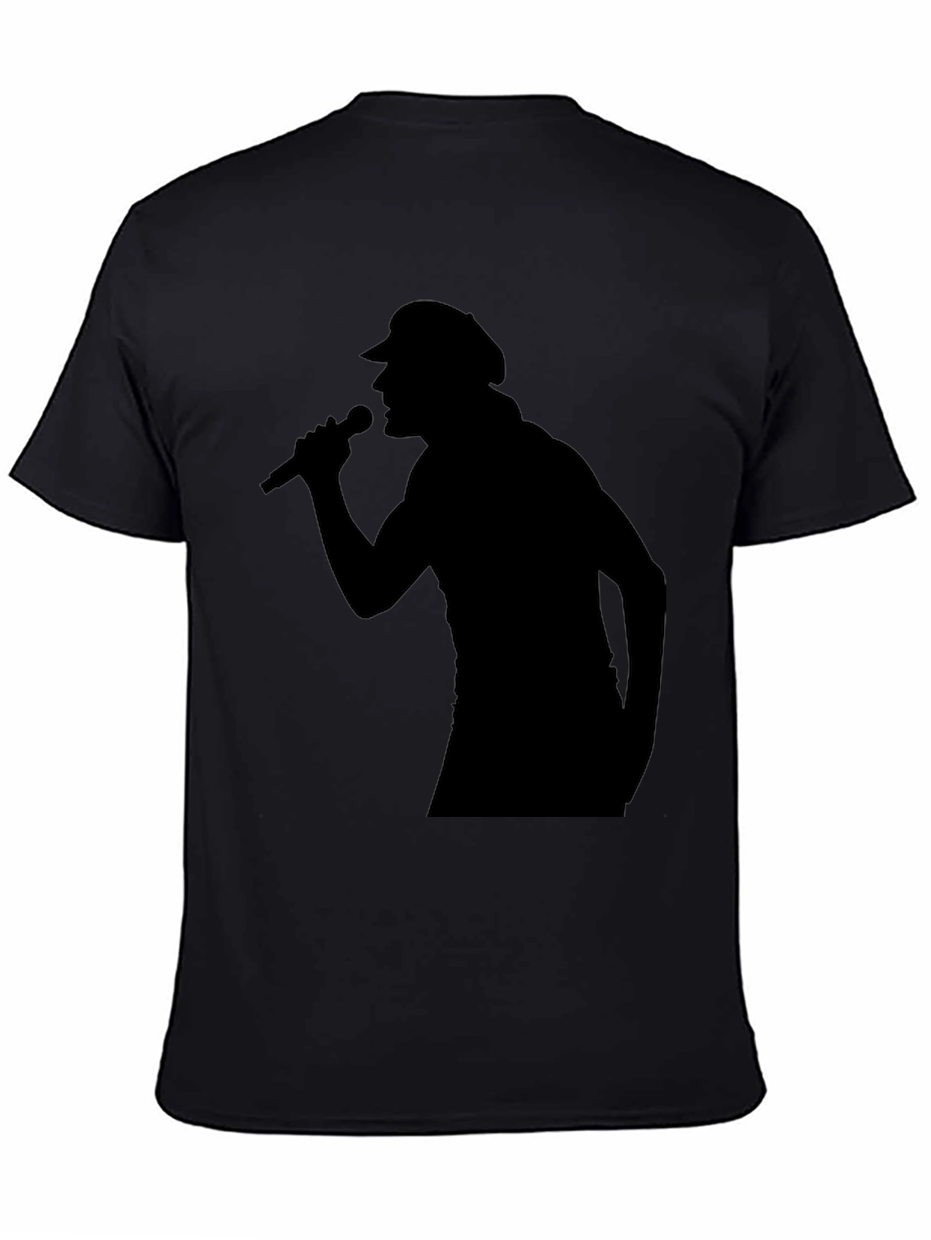 Singer Silhouette Black T-Shirt