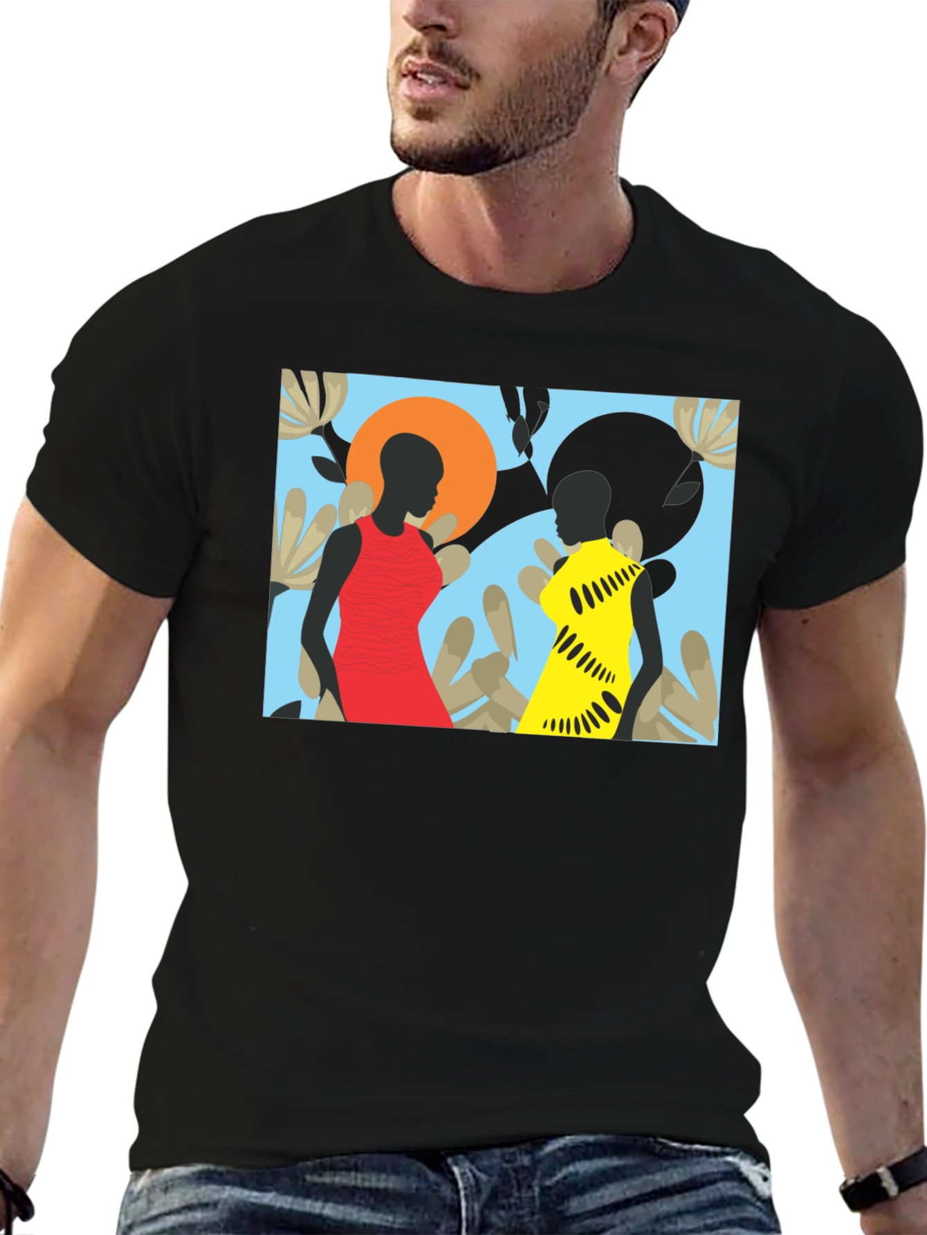 Vibrant Womens Graphic Tee