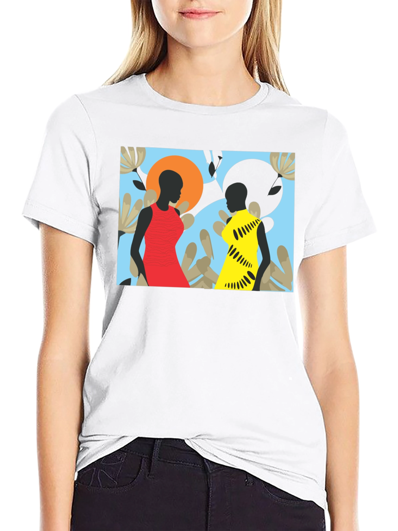 Vibrant Womens Graphic Tee