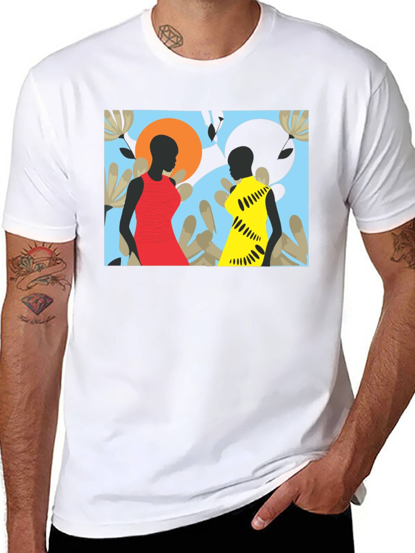 Vibrant Womens Graphic Tee