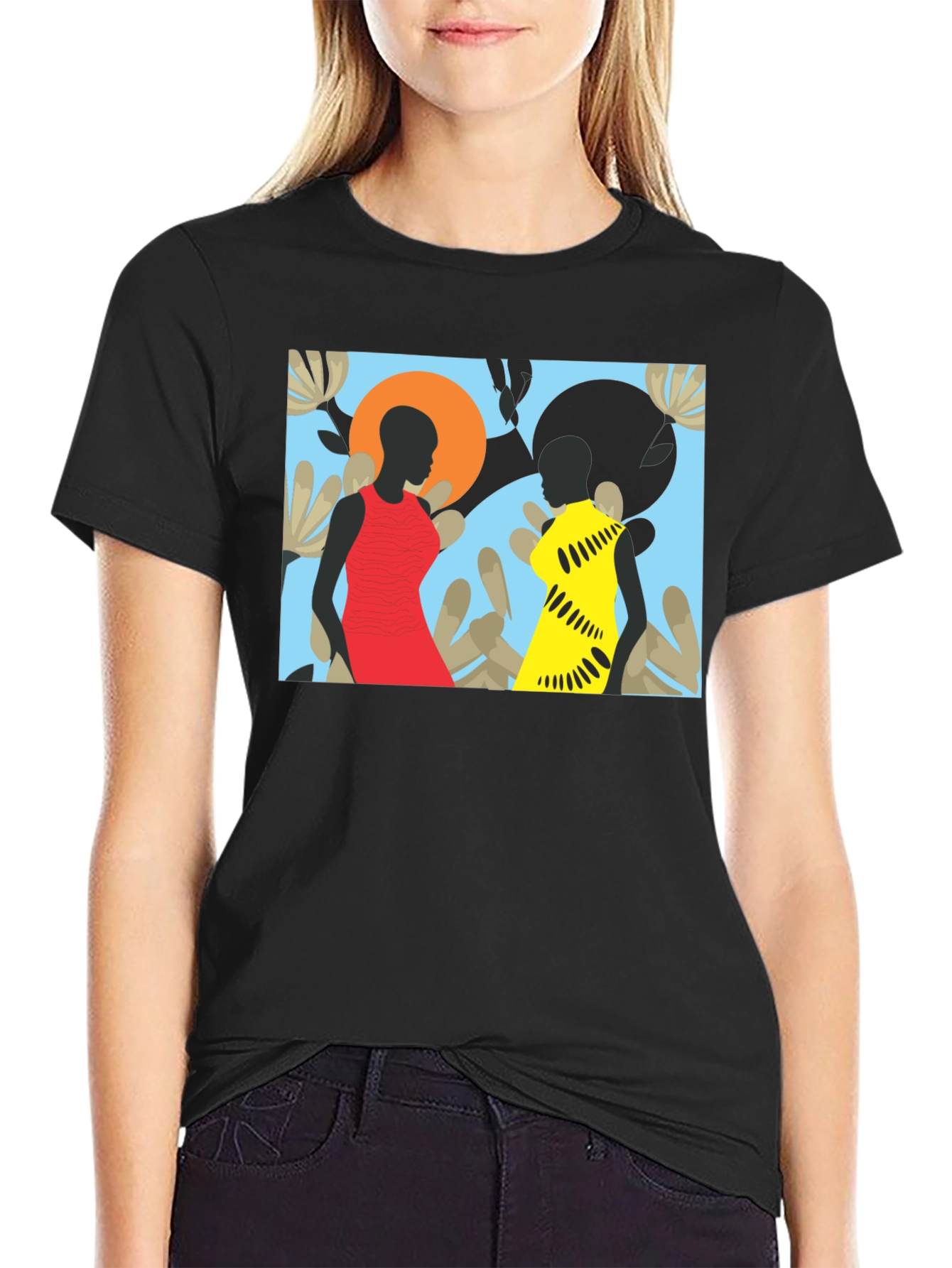 Vibrant Womens Graphic Tee
