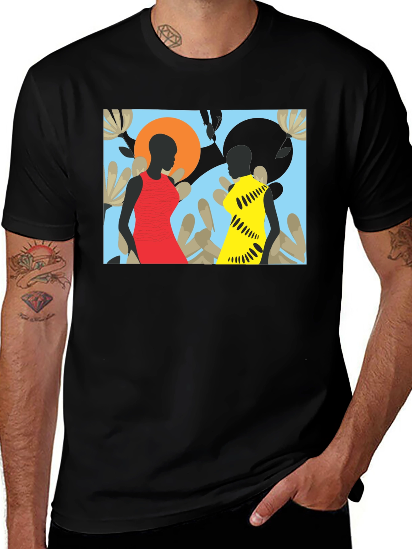 Vibrant Womens Graphic Tee