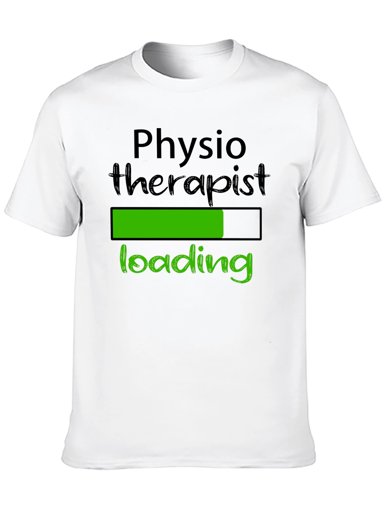 Physiotherapist Loading T-Shirt - Black Cotton Tee
