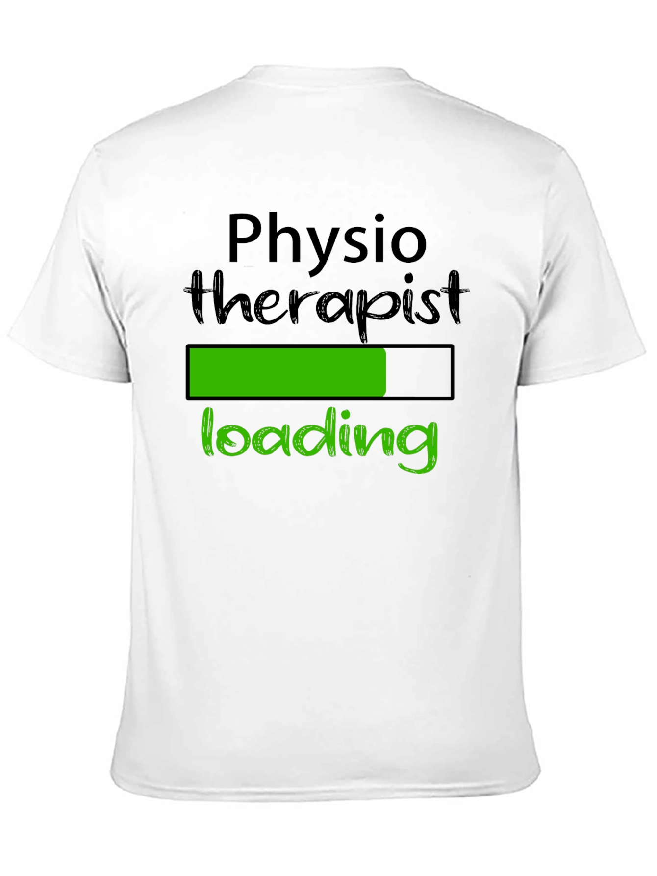 Physiotherapist Loading T-Shirt - Black Cotton Tee