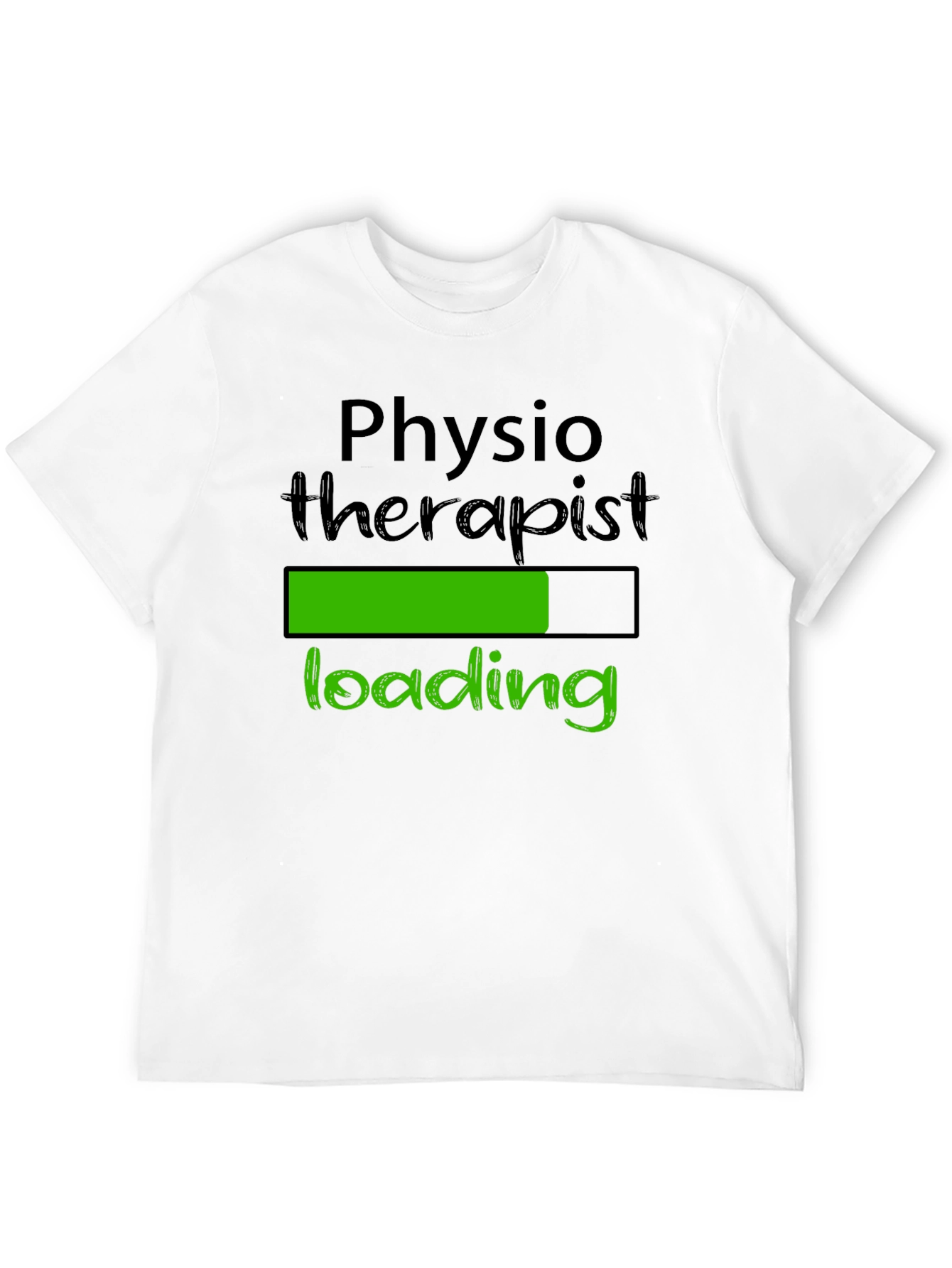 Physiotherapist Loading T-Shirt - Black Cotton Tee