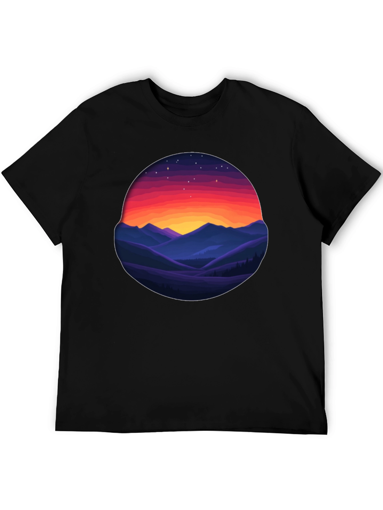Sunset Mountain Graphic Tee - Comfort Fit