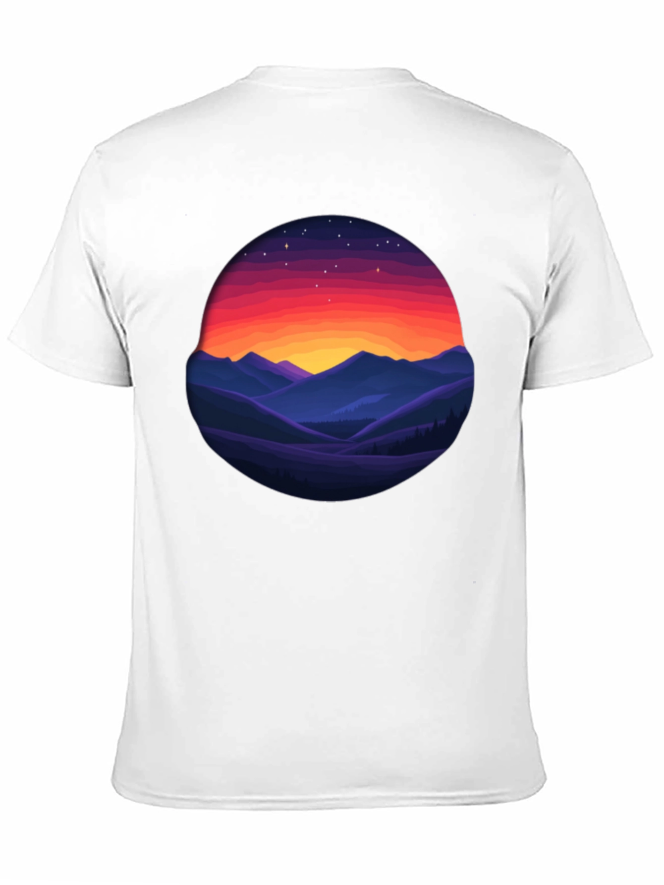Sunset Mountain Graphic Tee - Comfort Fit