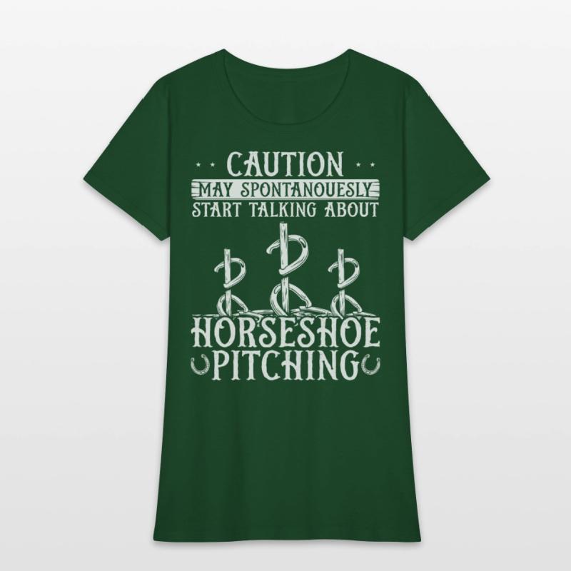 Horseshoe Pitching Game Caution start talking Toss