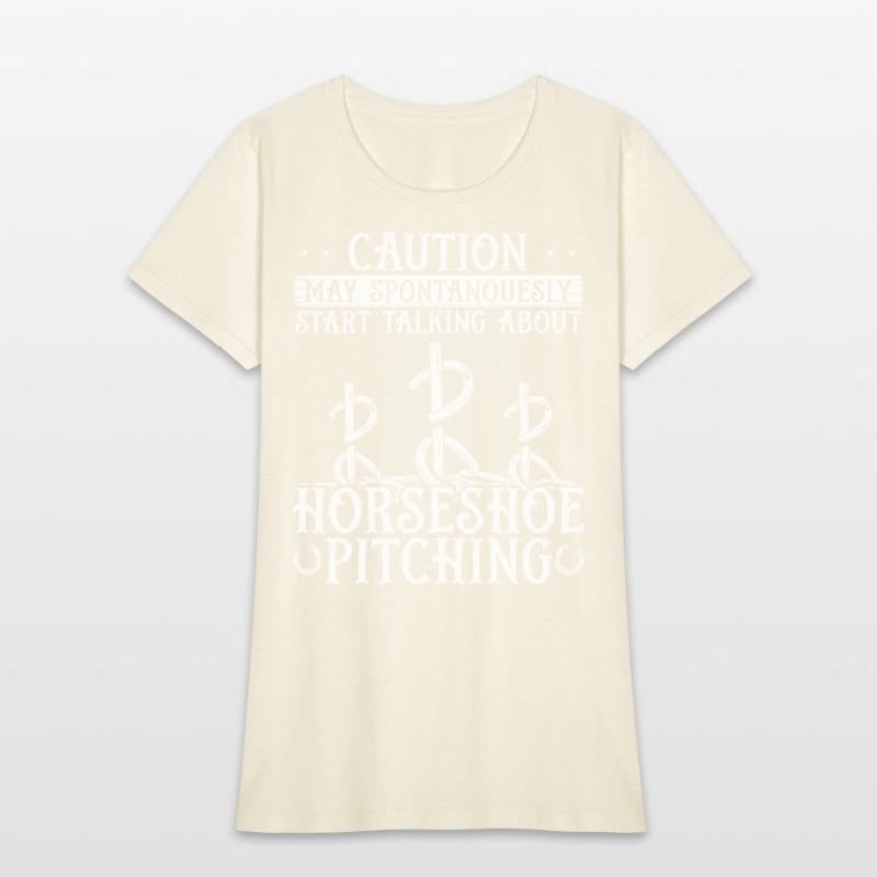 Horseshoe Pitching Game Caution start talking Toss