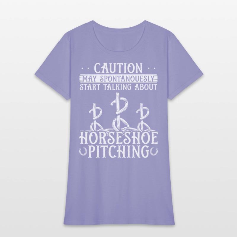 Horseshoe Pitching Game Caution start talking Toss