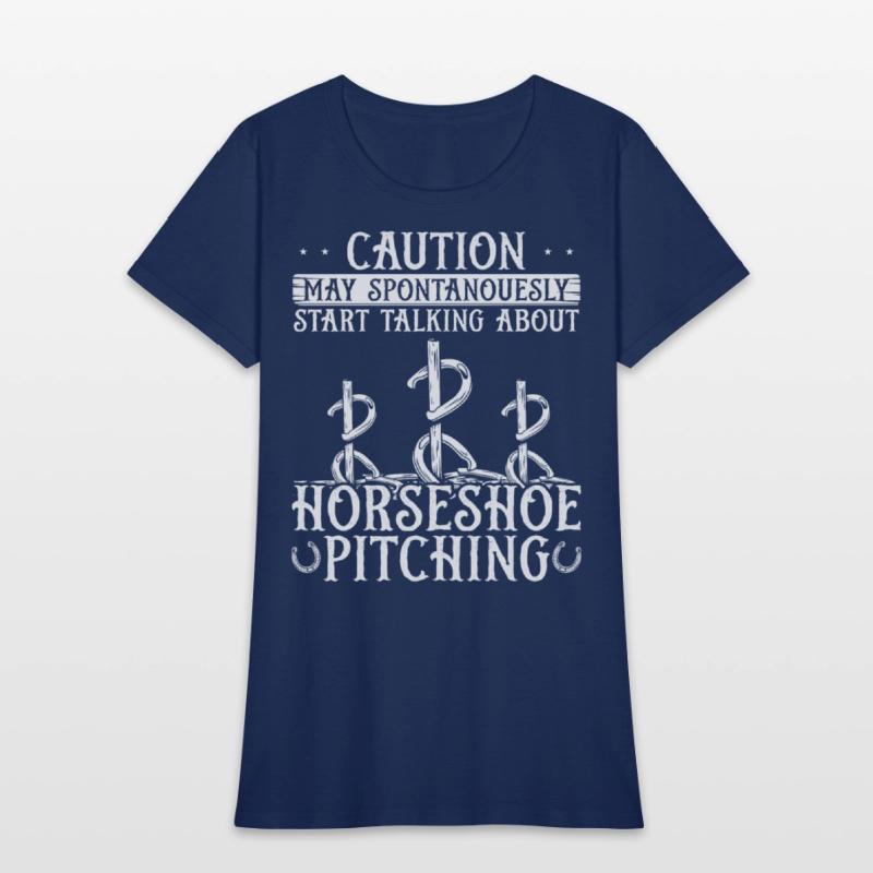 Horseshoe Pitching Game Caution start talking Toss