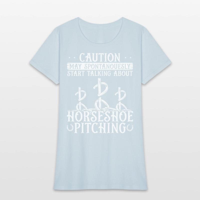 Horseshoe Pitching Game Caution start talking Toss