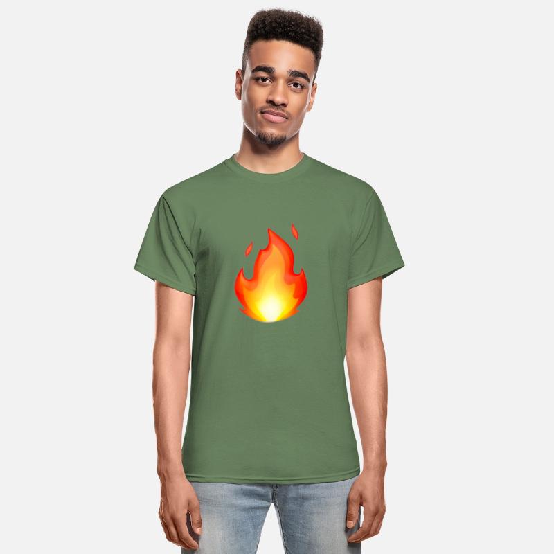 Hot Fire Clothing Displays Burning