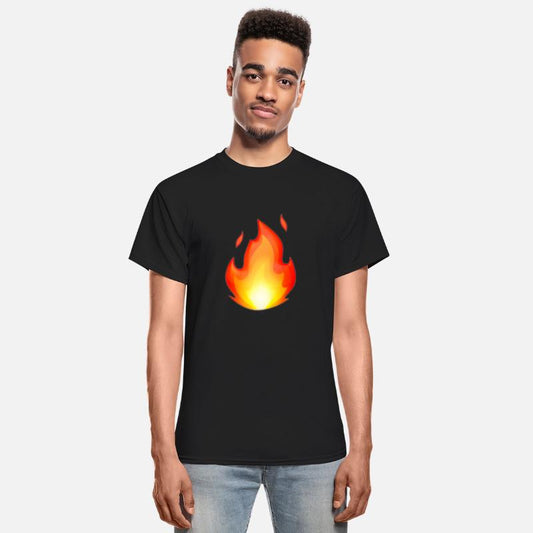 Hot Fire Clothing Displays Burning