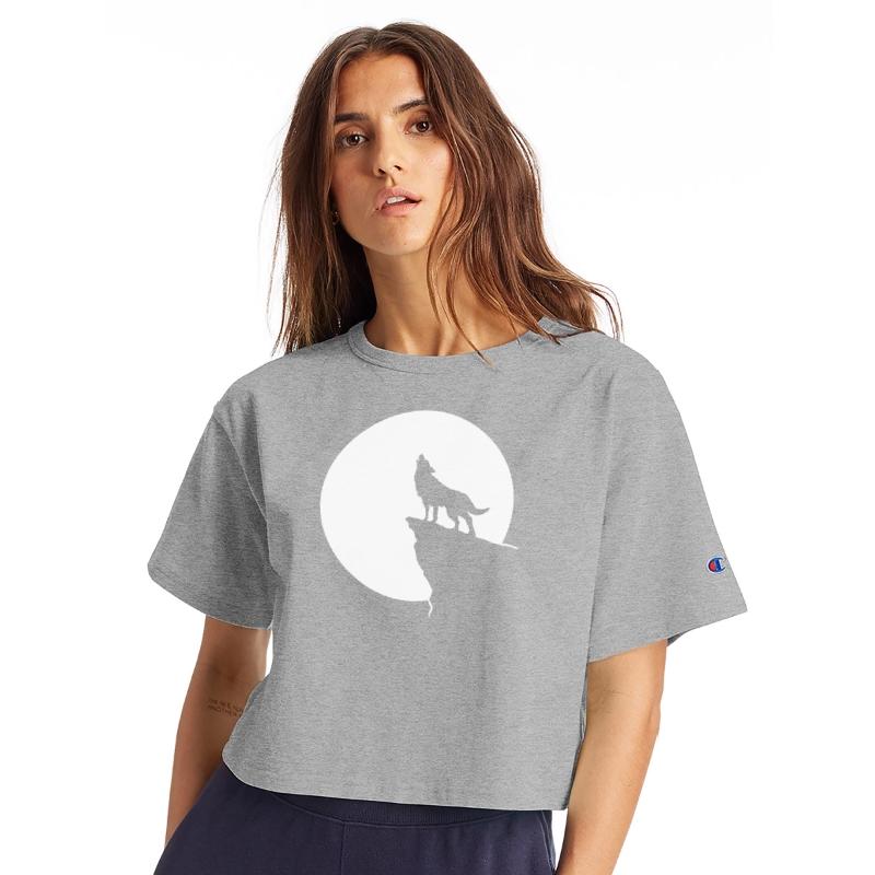 Howling wolf full moon space galaxy gift dog trend