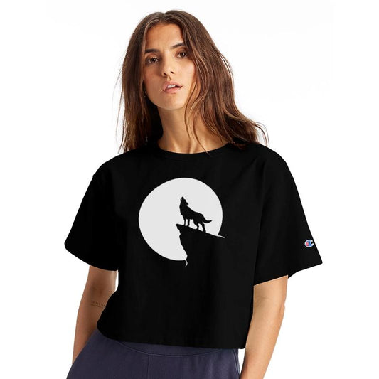 Howling wolf full moon space galaxy gift dog trend