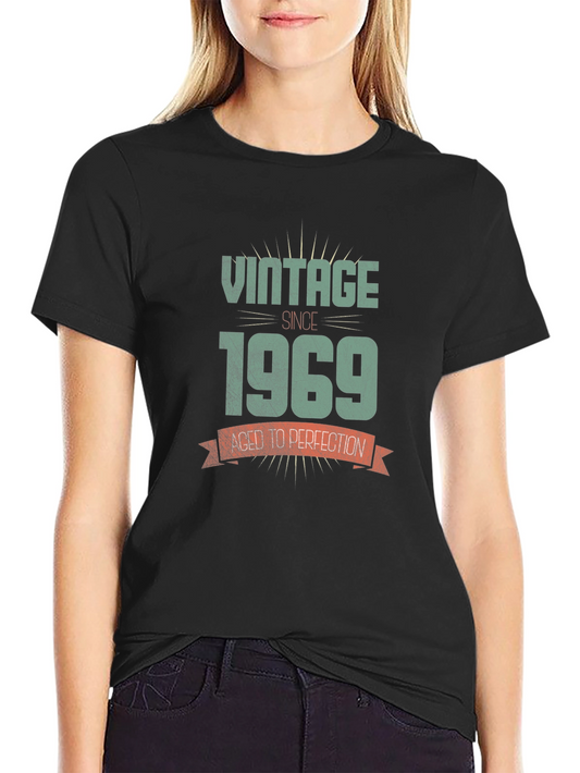 Vintage 1969 Aged To Perfection Graphic T-Shirt