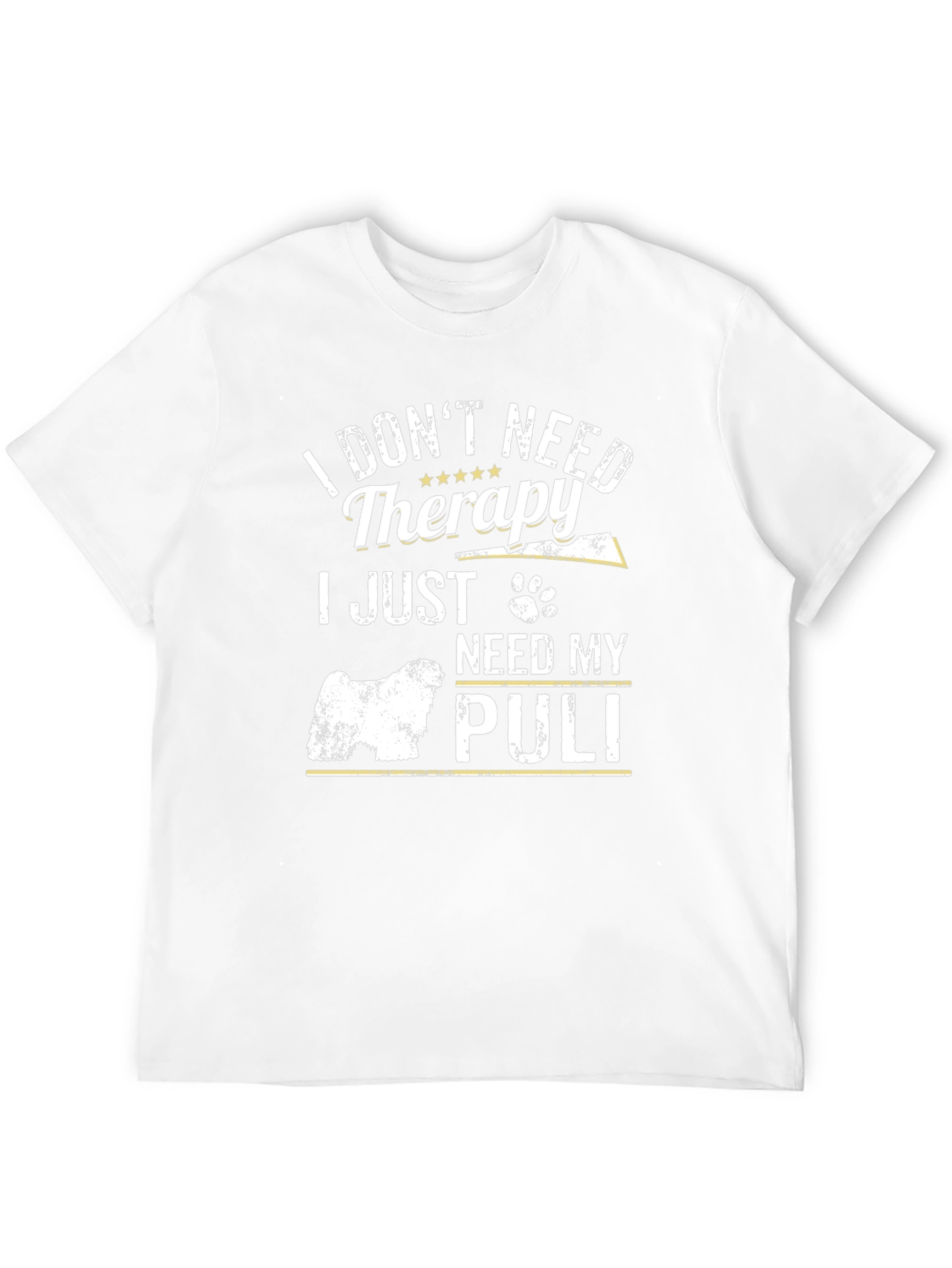 I Dont Need Therapy Puli Dog T-Shirt